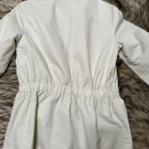 Womens Tommy Hilfiger Windbreaker Tan Beige Jacket Coat Small Lightweight Lined - Picture 5 of 7